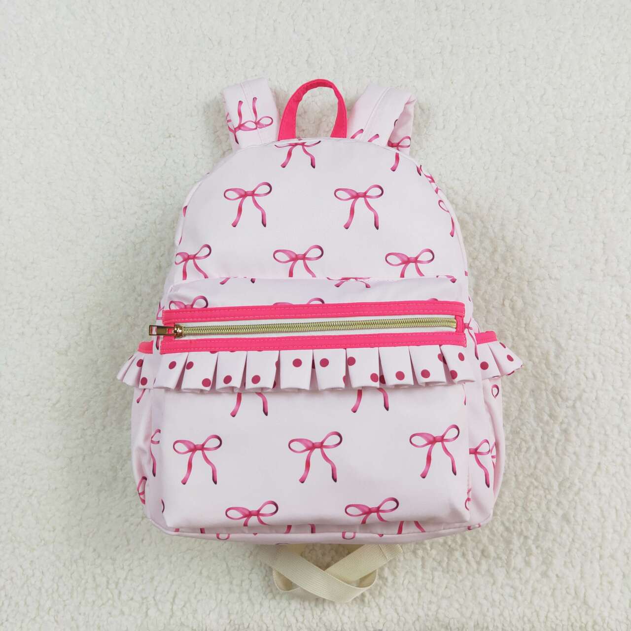 BA0233 toddler backpack Bow print print baby gift preschool bag
