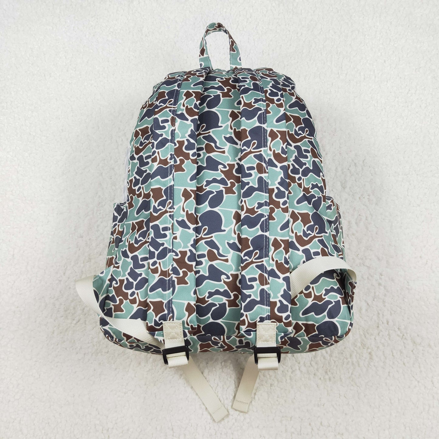 BA0259 toddler backpack mallard print baby gift preschool bag