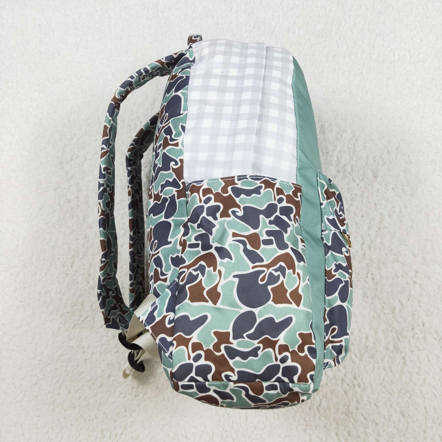 BA0259 toddler backpack mallard print baby gift preschool bag