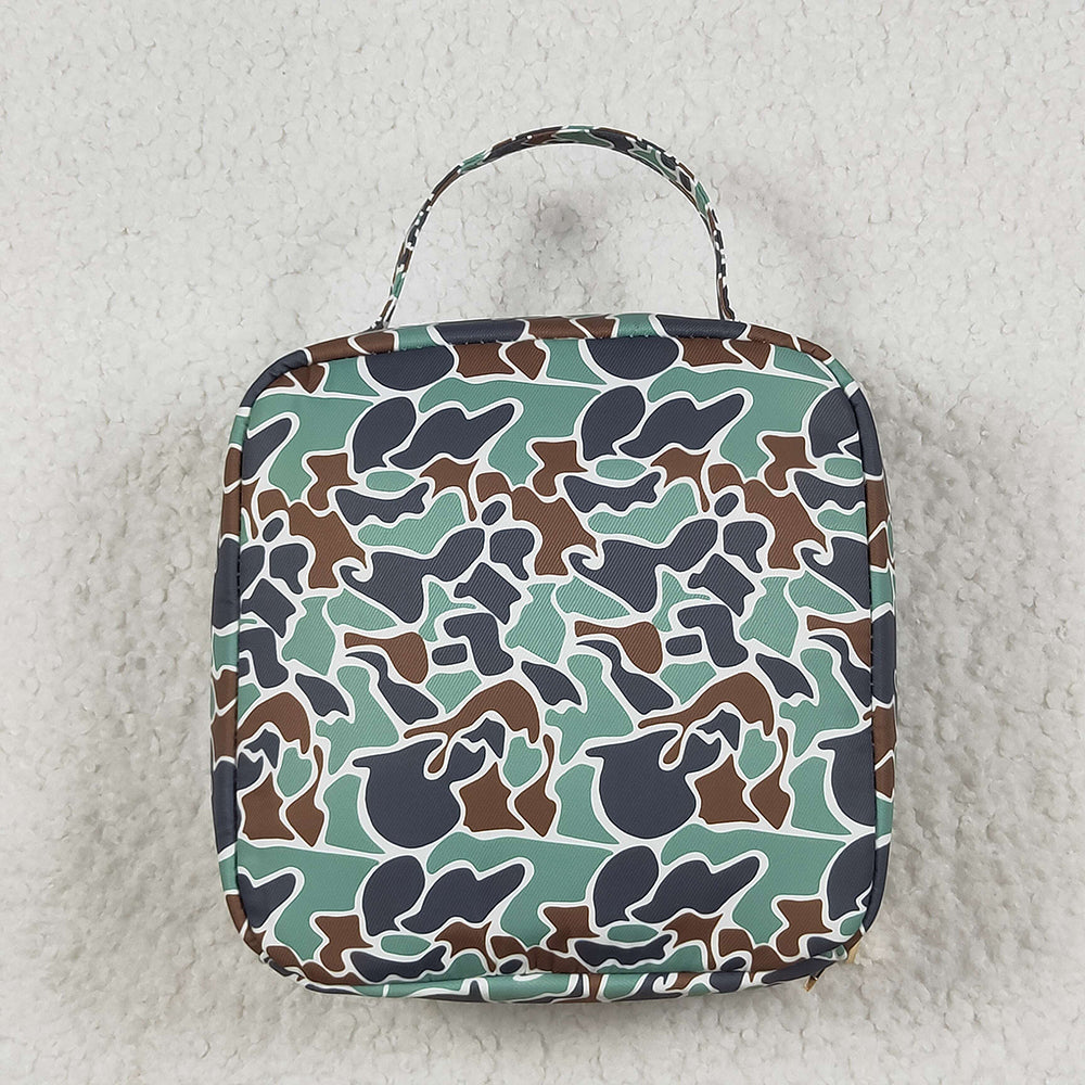 BA0270 baby bag camouflage duck green lunch box bags
