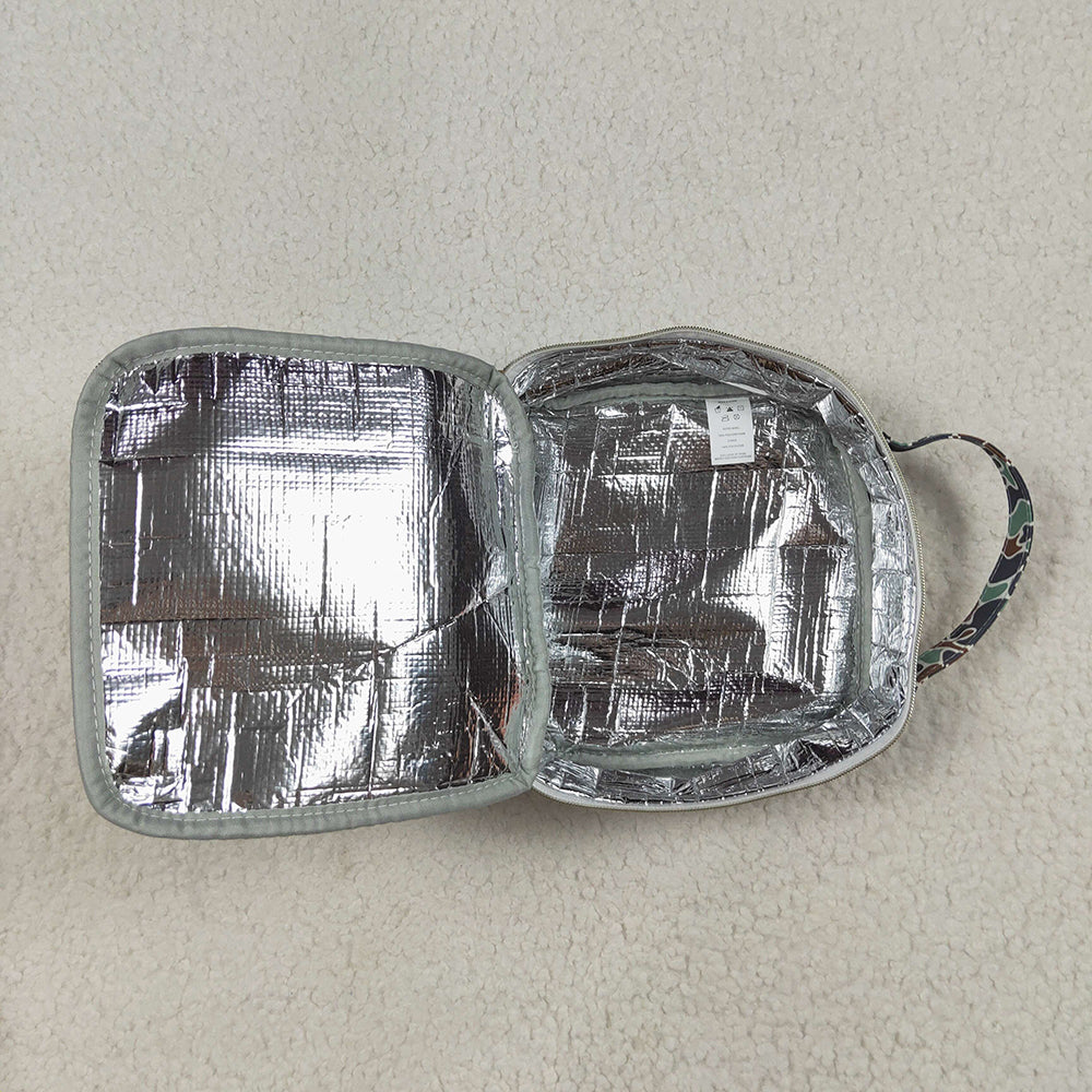 BA0270 baby bag camouflage duck green lunch box bags