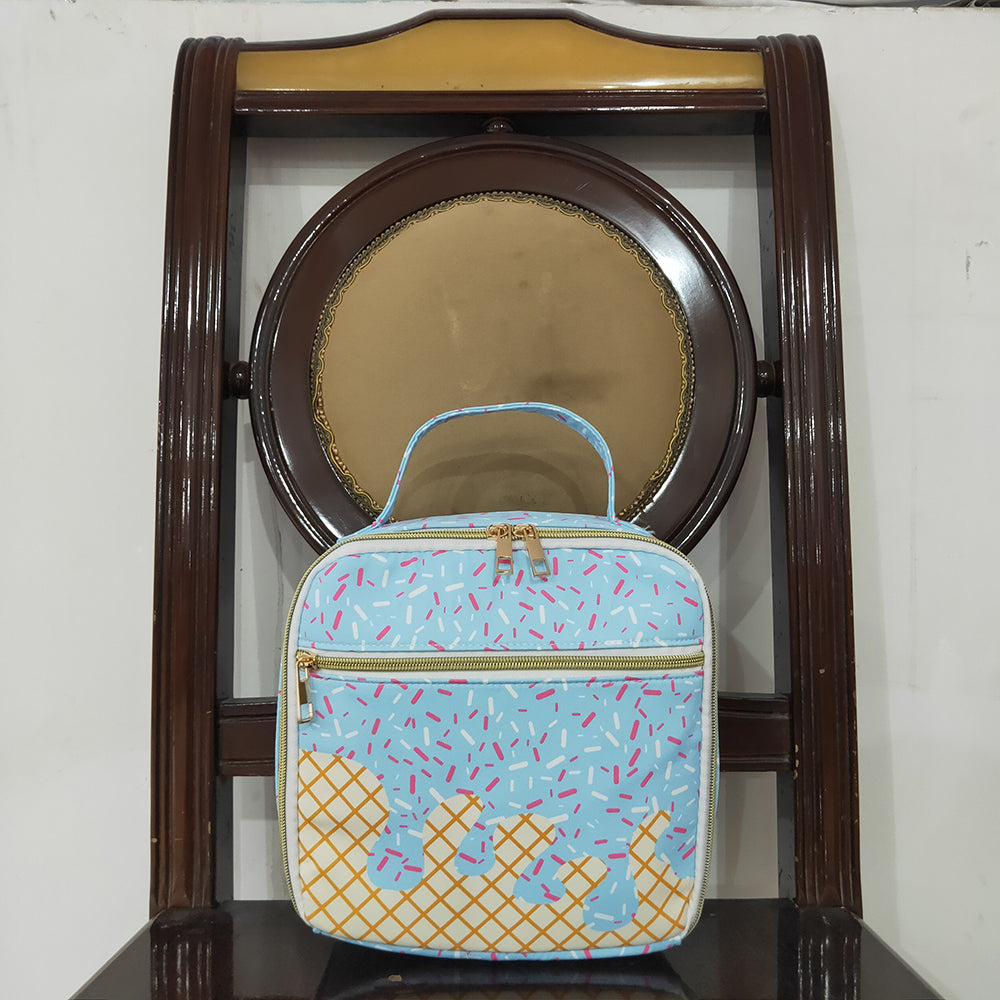 BA0296 Baby Bag Blue Drips Sprinkles Lunch Boxes Bags