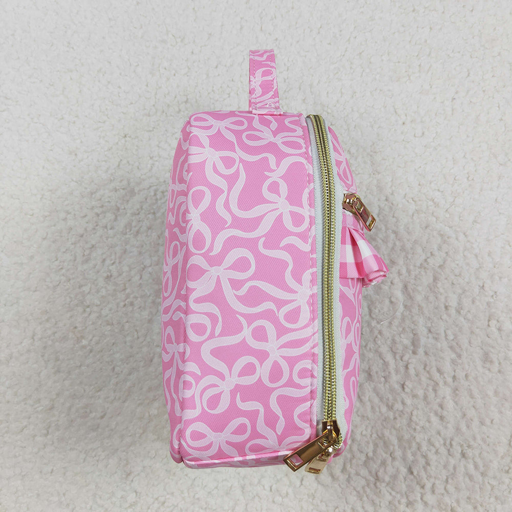 BA0310 baby bag pink ruffle bows lunch boxes bags