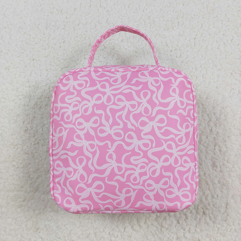 BA0310 baby bag pink ruffle bows lunch boxes bags