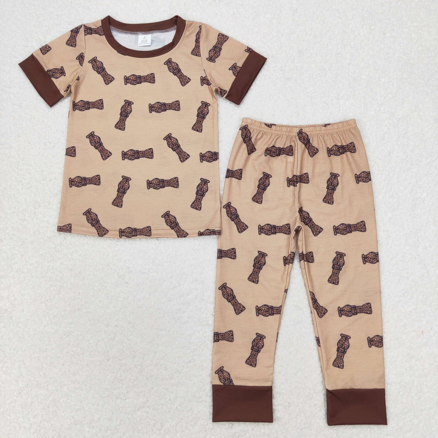 BSPO0444 3-6M to 7-8T Bamboo toddler boy clothes duck call boys pajamas outfits