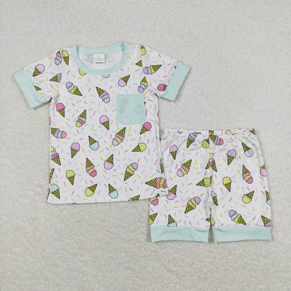 BSSO0622 baby Boys popstick pocket shirt summer outfits