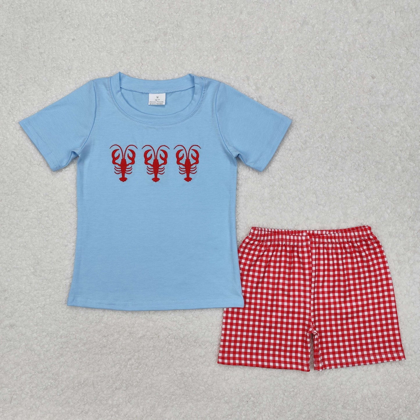 BSSO1161 baby boy clothes crayfish toddler boy summer outfit