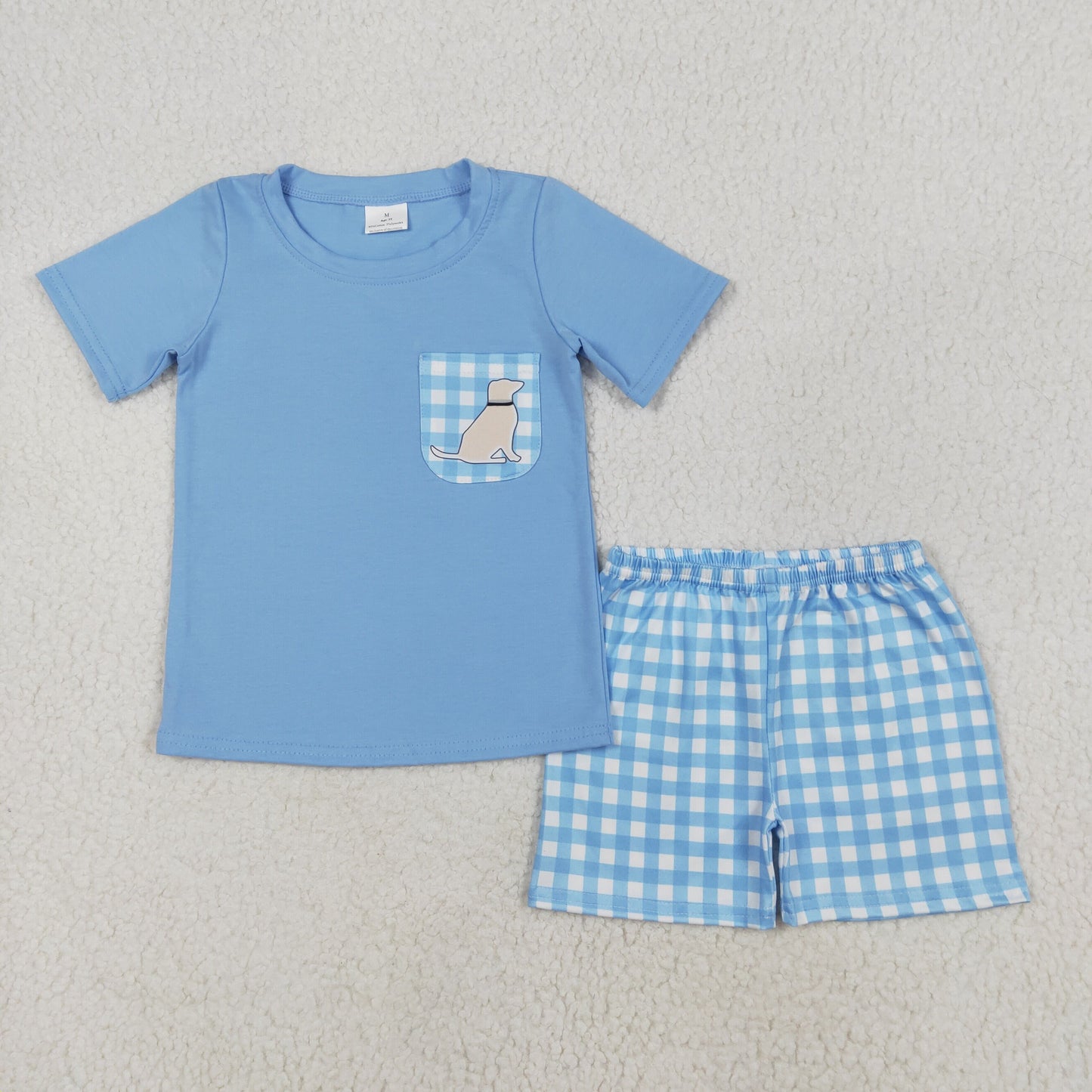BSSO1190 baby boy clothes dog toddler boy summer outfit