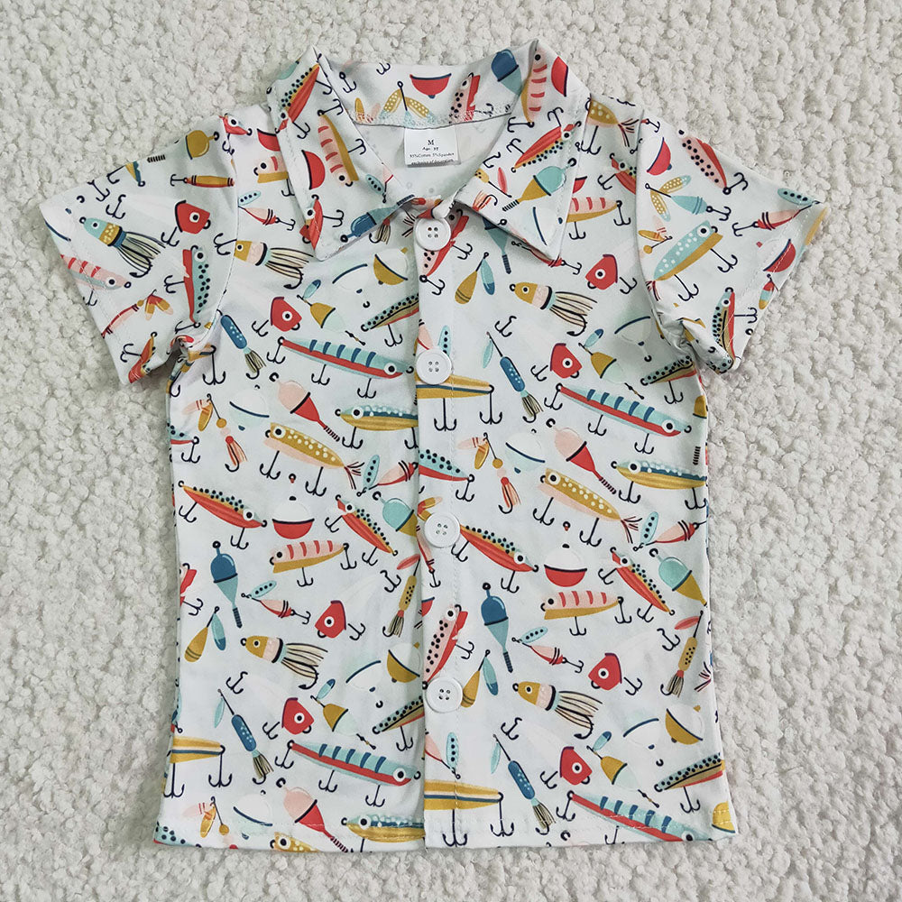 Sibling Fishing Hunting Baby Boys Button up shirts