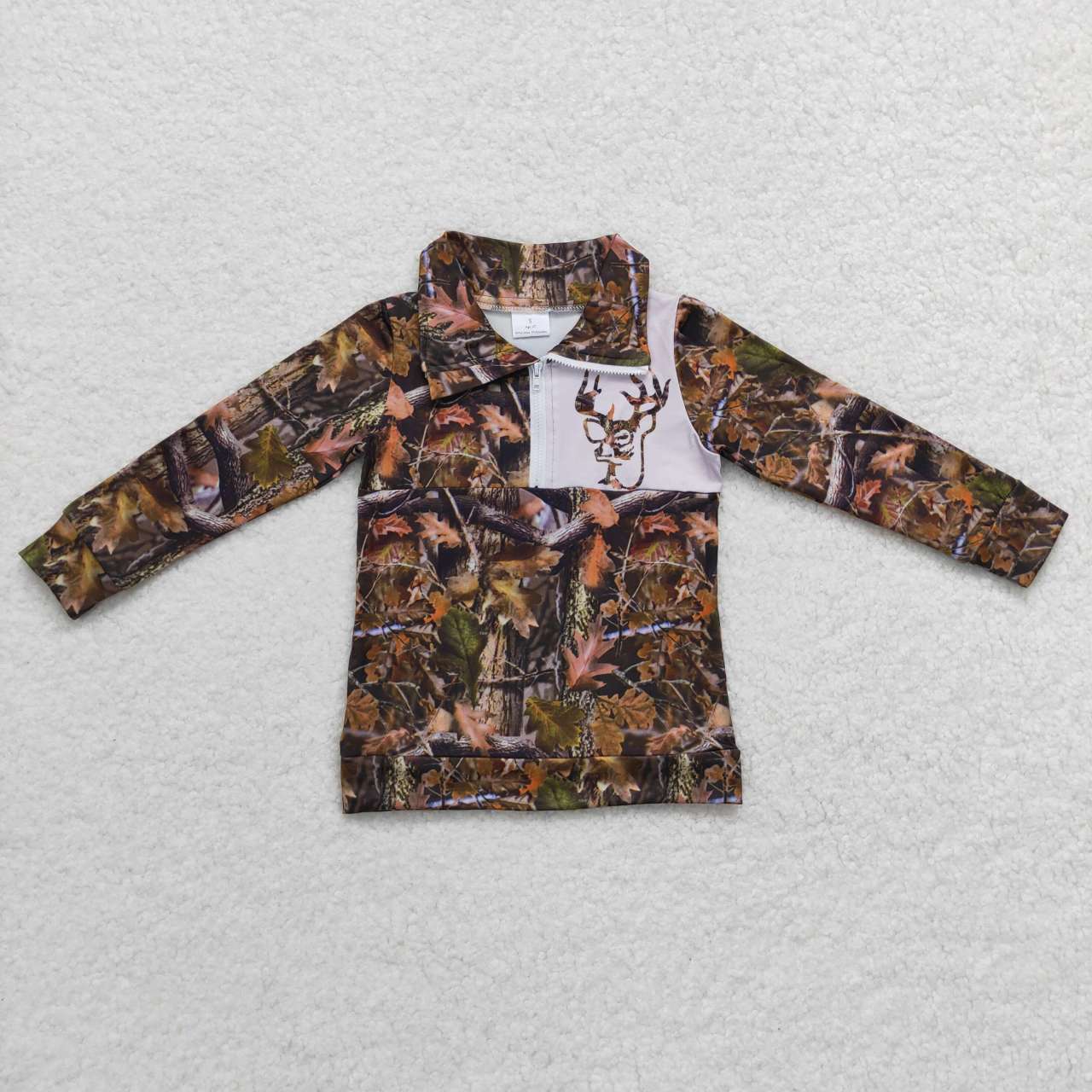 BT0331 green camo jacket boys polo tops