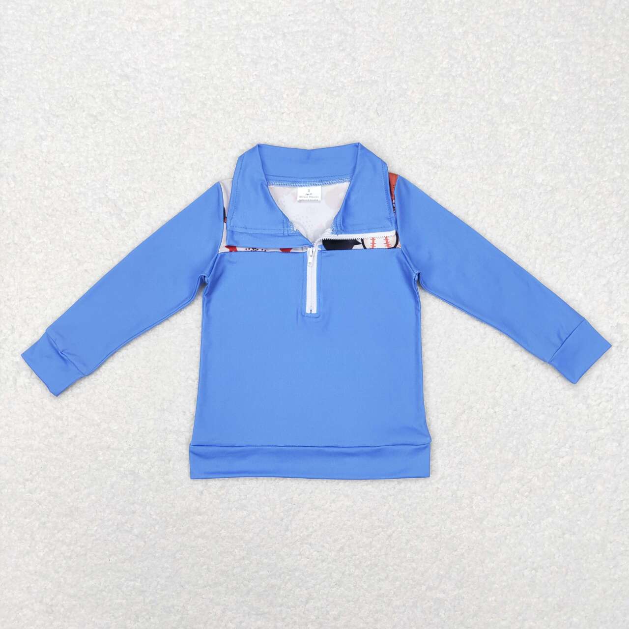 BT0466 boys baseball long sleeve polo t-shirts