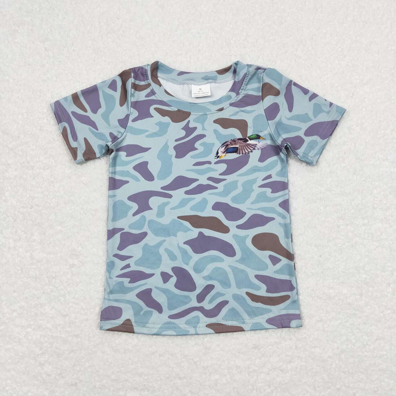 BT0598 baby boy clothes mallard camouflage boy summer tshirt