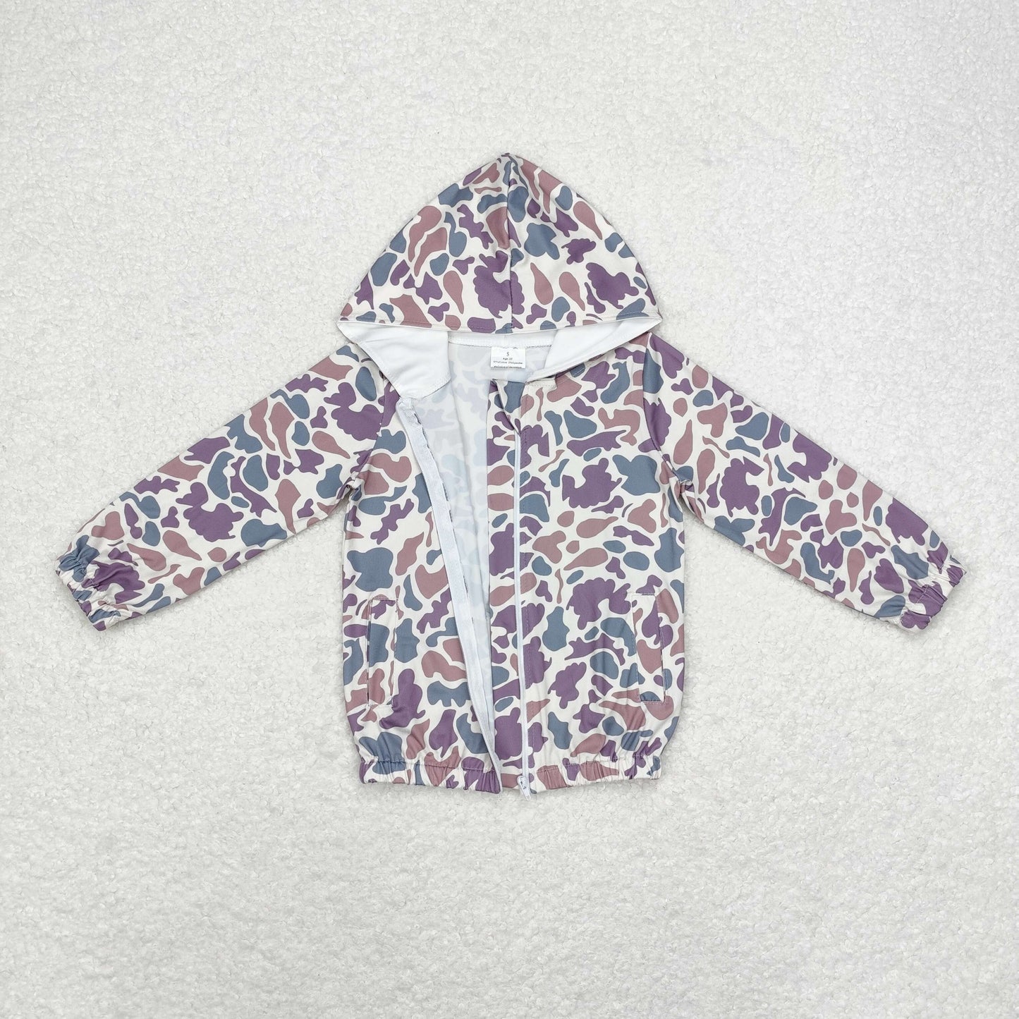 BT0793 toddler boy clothes camouflage boy winter hoodie top