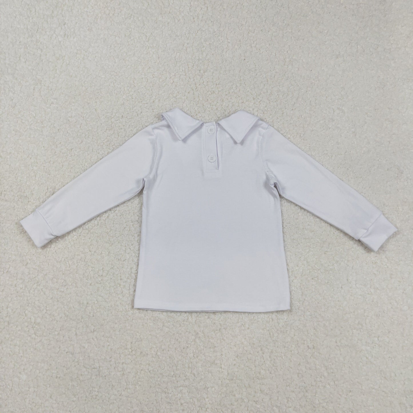 BT0820 Baby Boys White Long Sleeve Tee Shirts Top