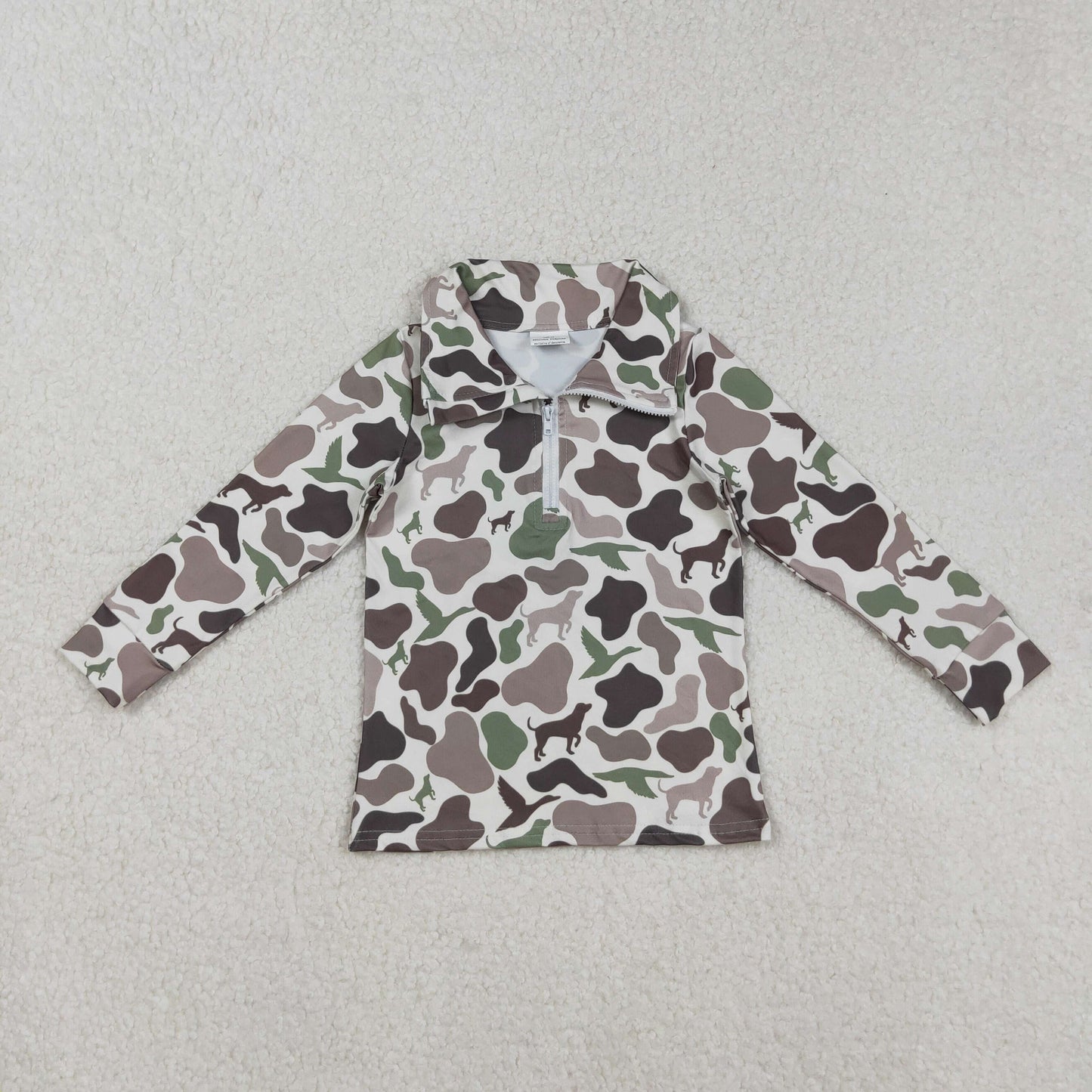 Sibling Baby Boys Ducks Dogs Hunting Camo Pockets Legging Pants Hoodies Pullovers Top