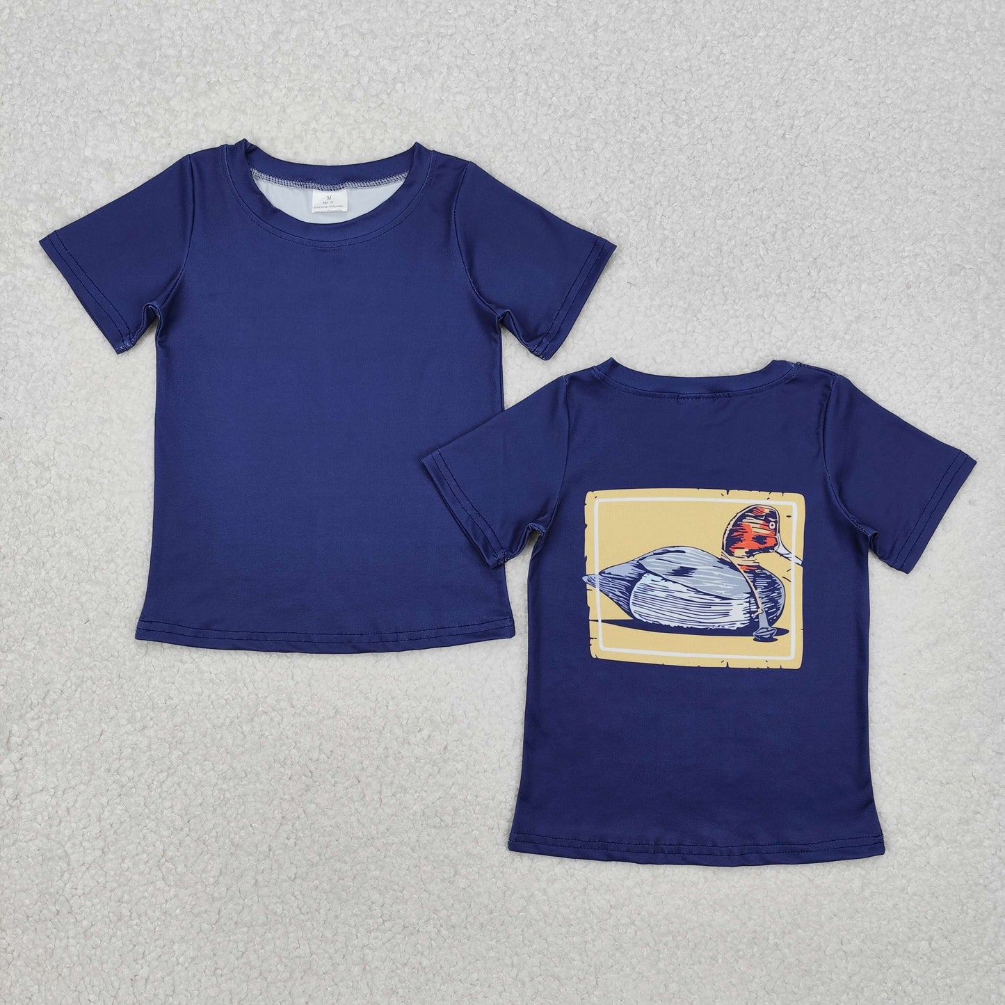 Sibling Baby Boys Short Sleeves Dog Deer Ducks Western Hunting Tee Shirts Tops