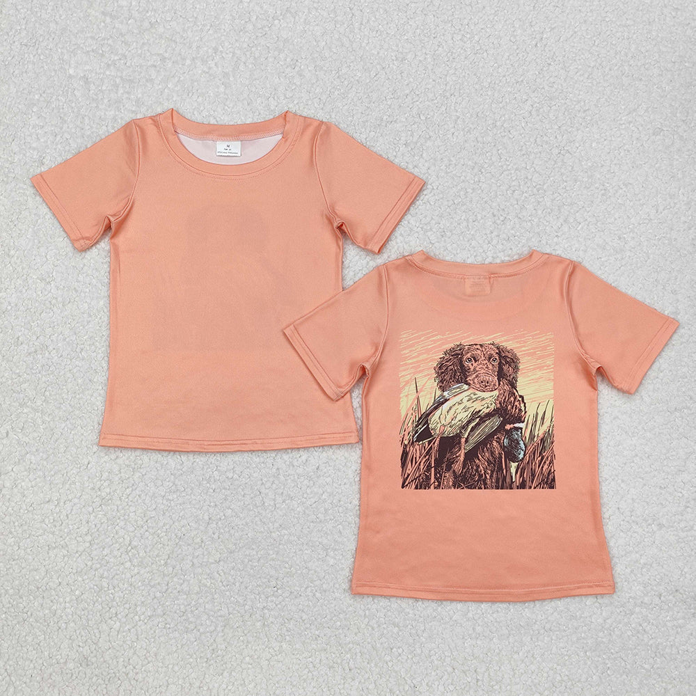 Sibling Baby Boys Hunting Duck Short Sleeve Tee Shirts Tops