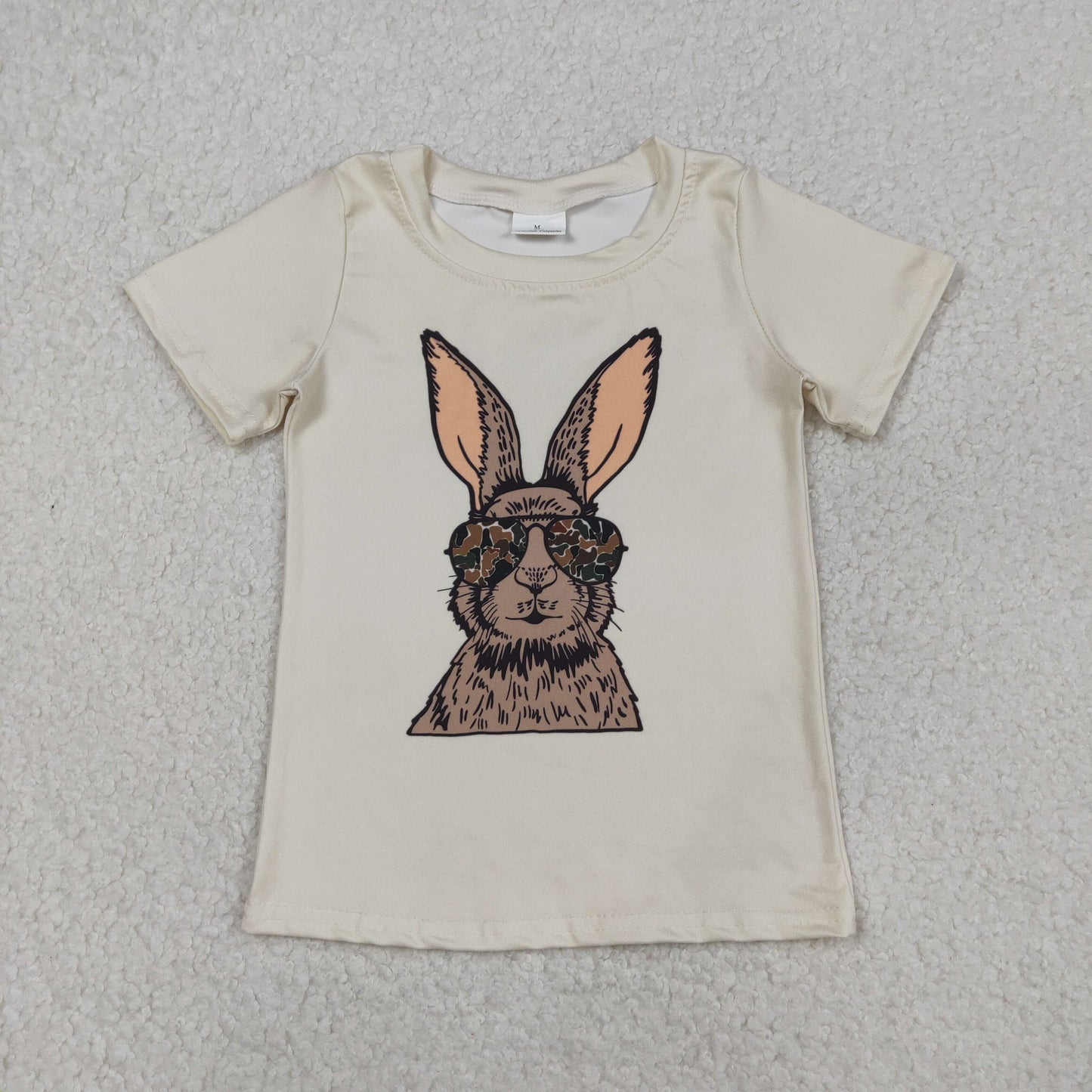 BT1414 Baby Boys Short Sleeve Rabbits Easter Tee Shirts Top