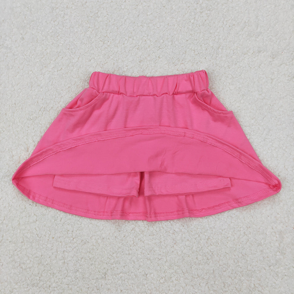 Sibling Baby Girls Pocket Cotton Skorts Skirts