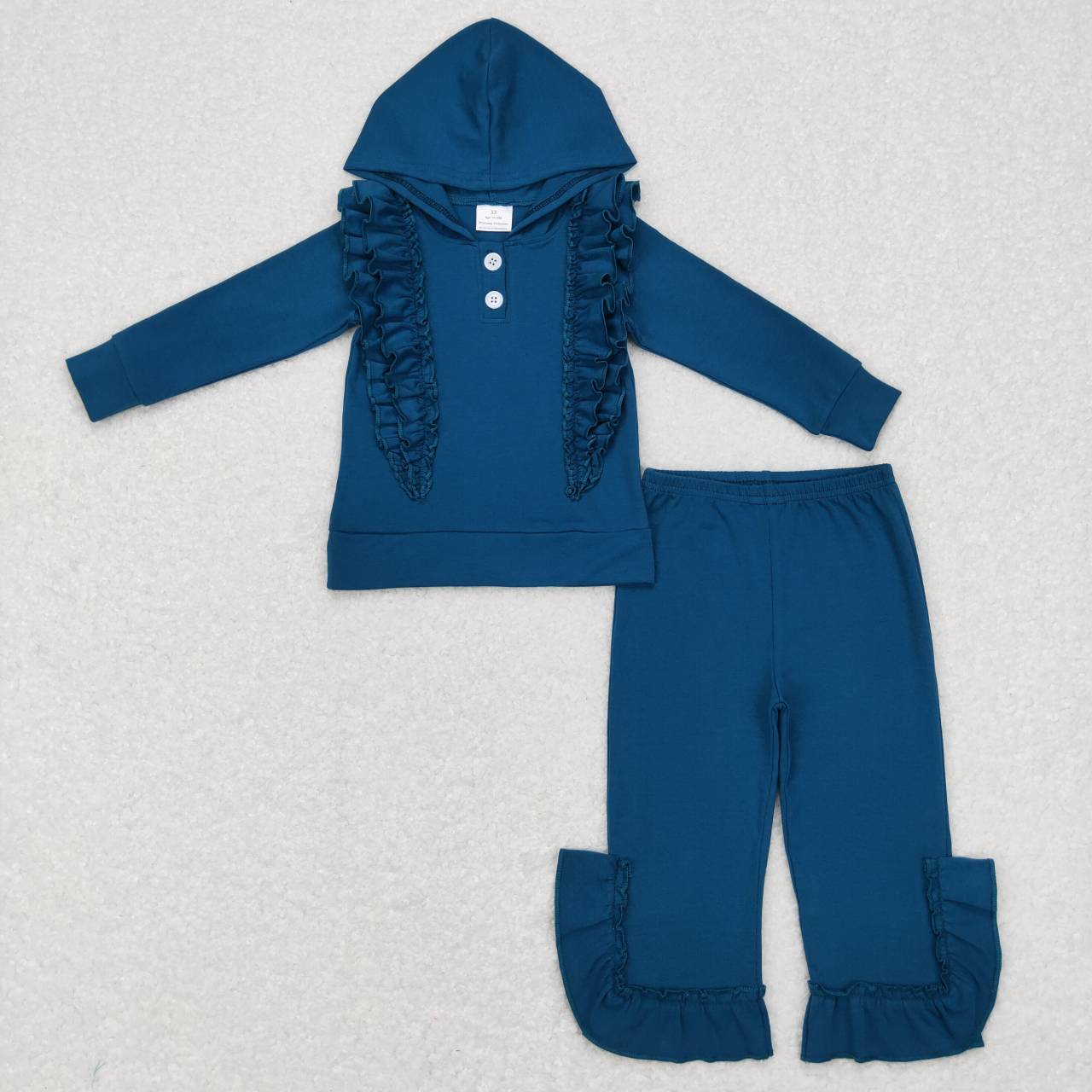 GLP0895 baby girl clothes girl Hooded Cotton Suit