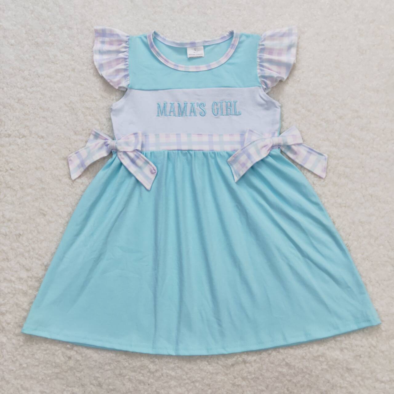 GSD0848 baby girl clothes embroidery mama’s girl toddler girl mother's day summer dress