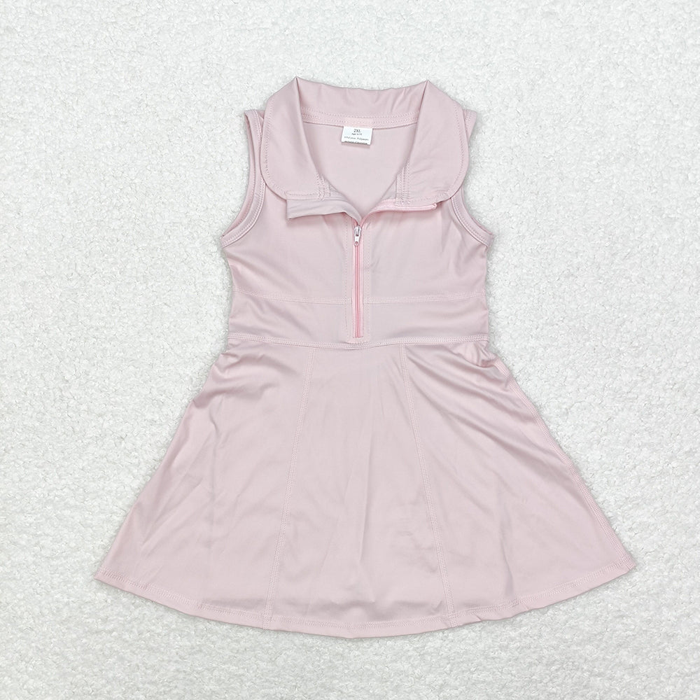 Sibling 8 Colors Baby Girls Athletic Zip Active Wear Work Out Dresses