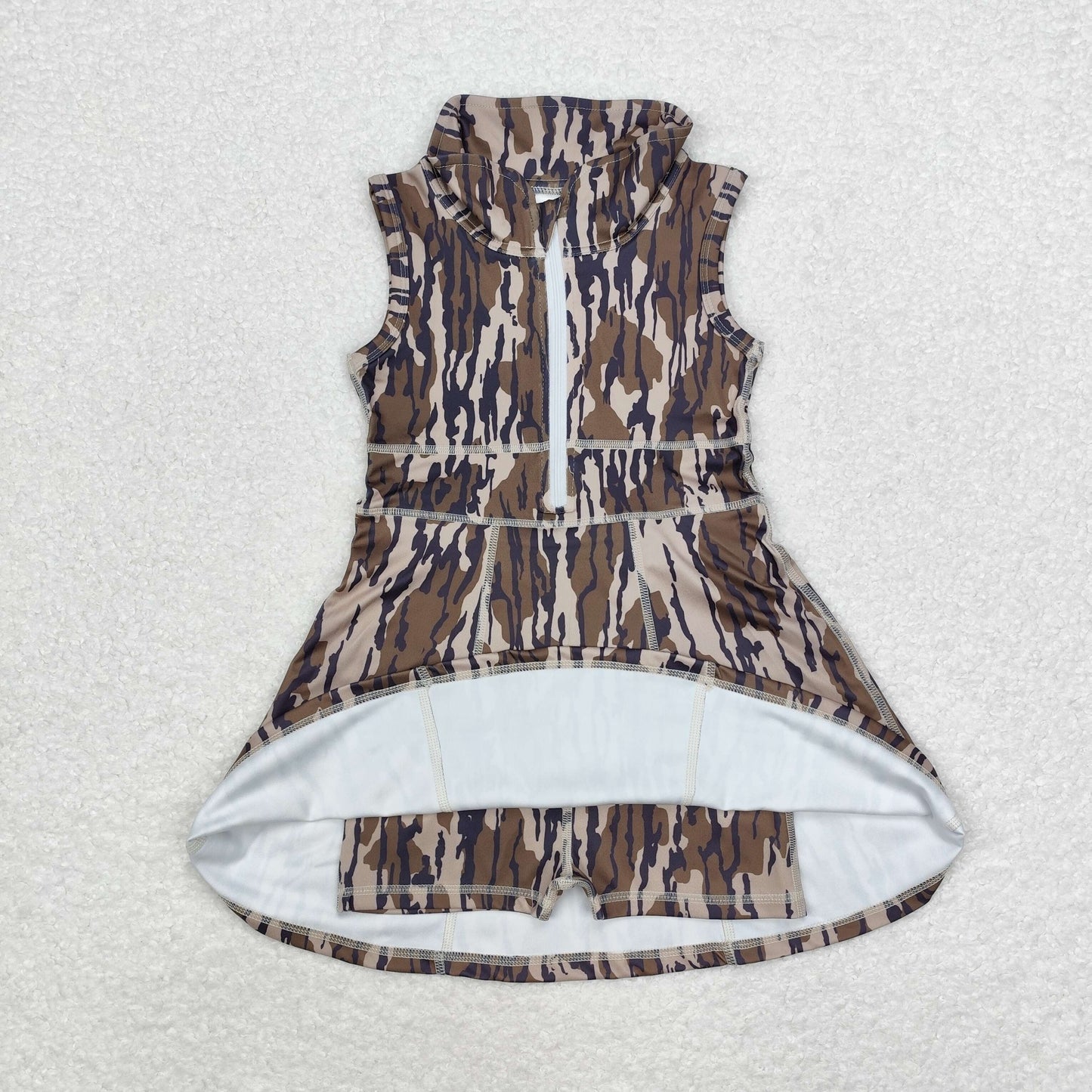 GSD1383 toddler girl clothes bottomland camouflage summer yoga dresses