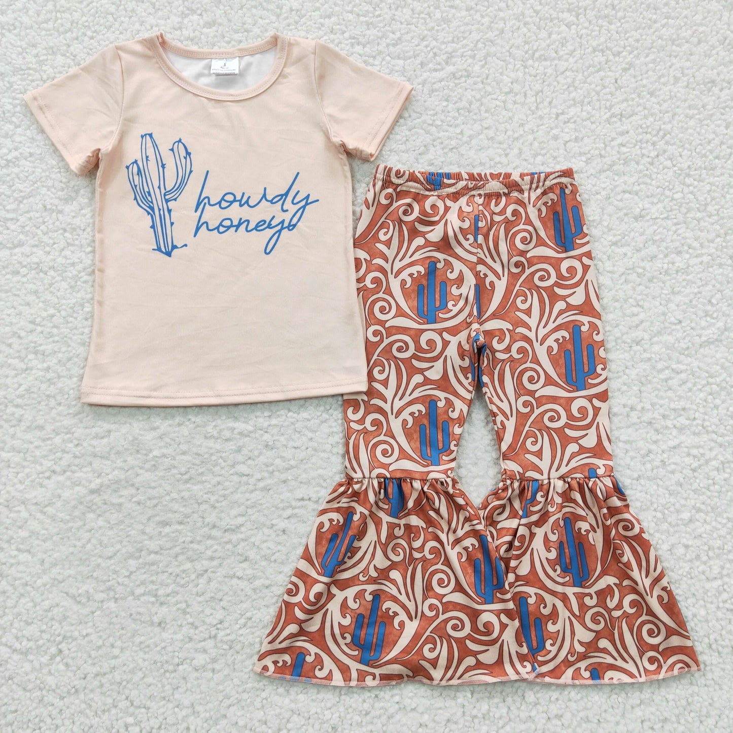 howdy tops cactus bell bottoms sets GSPO0559