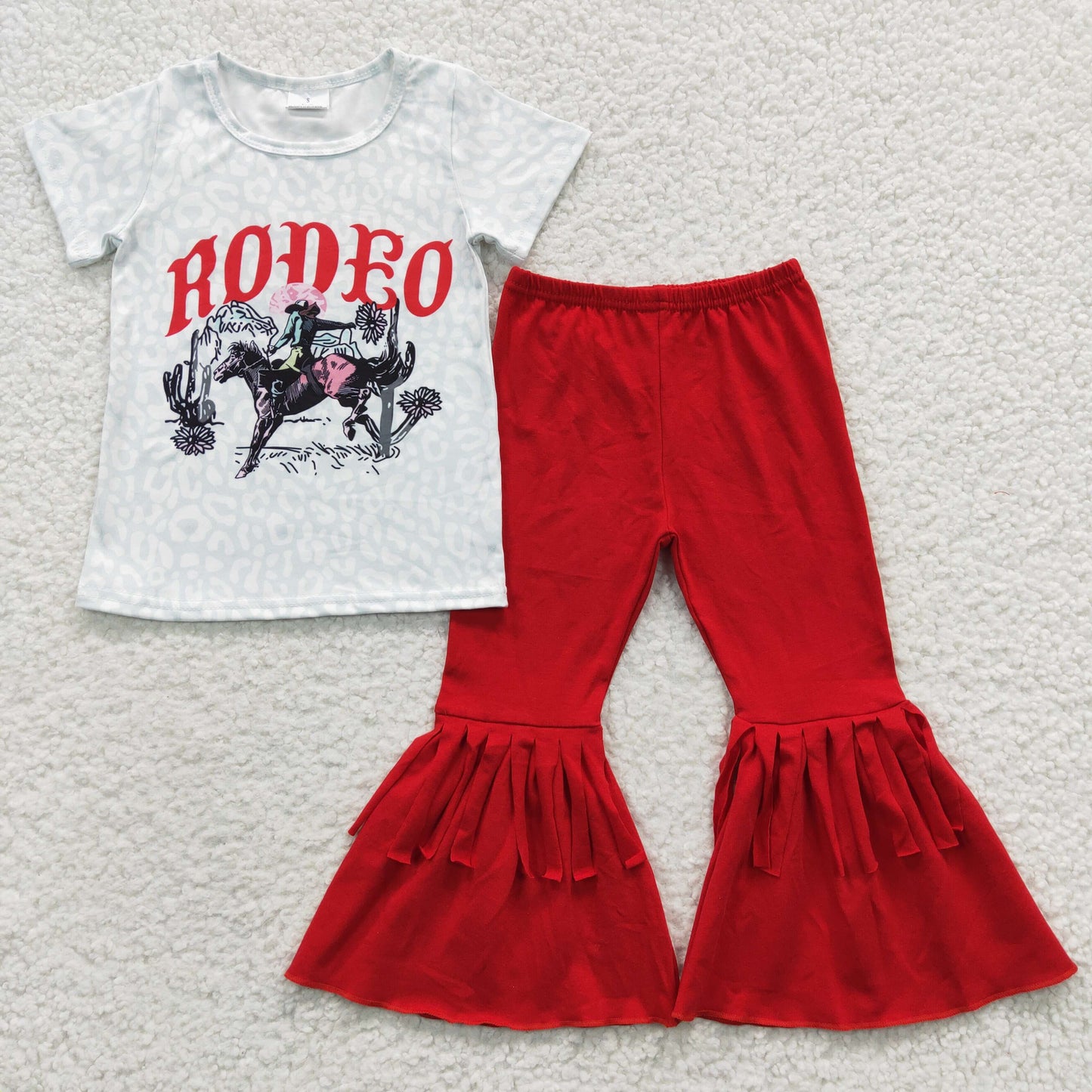Rodeo t-shirts bell bottoms sets GSPO0602