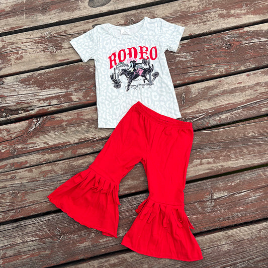 Rodeo t-shirts bell bottoms sets GSPO0602