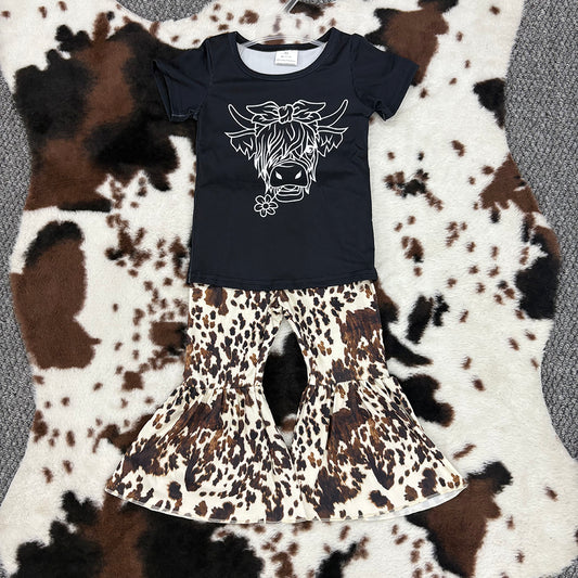girls heifer printed outfits GSPO0686