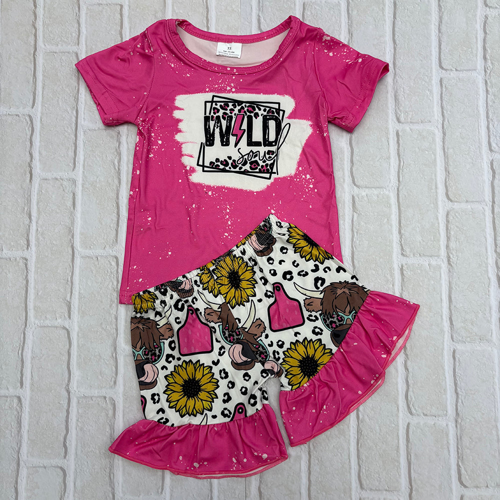 wild T-shirts Shorts Sets GSSO0067