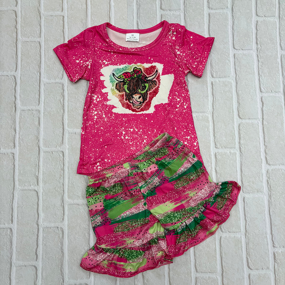 heifer rosy T-shirts Shorts Sets GSSO0074
