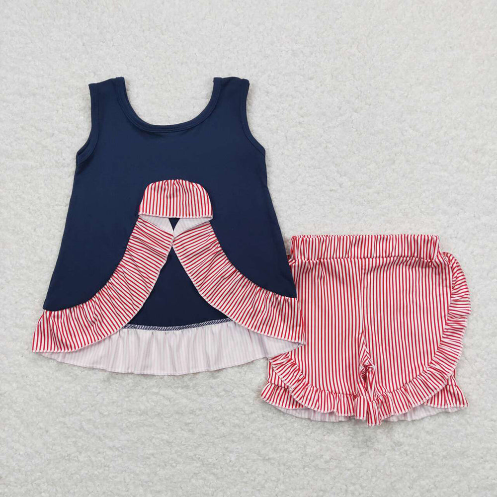 GSSO0405 baby girl clothes baseball girl summer outfit
