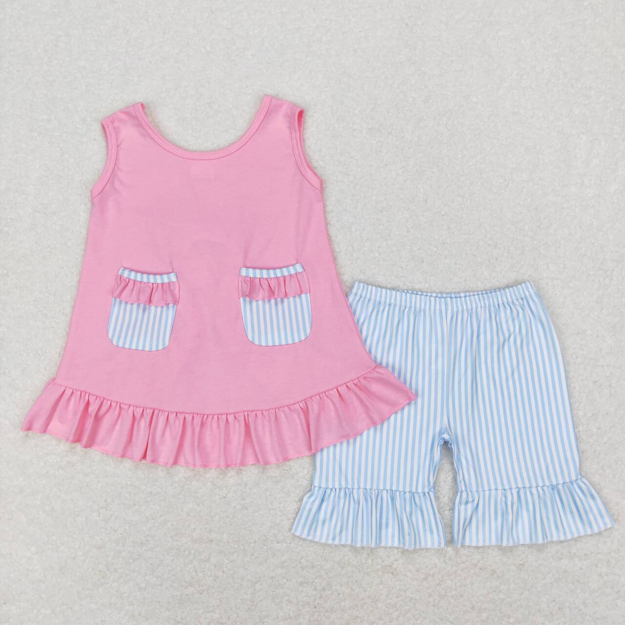 GSSO0438 baby girl clothes pink girl summer outfit