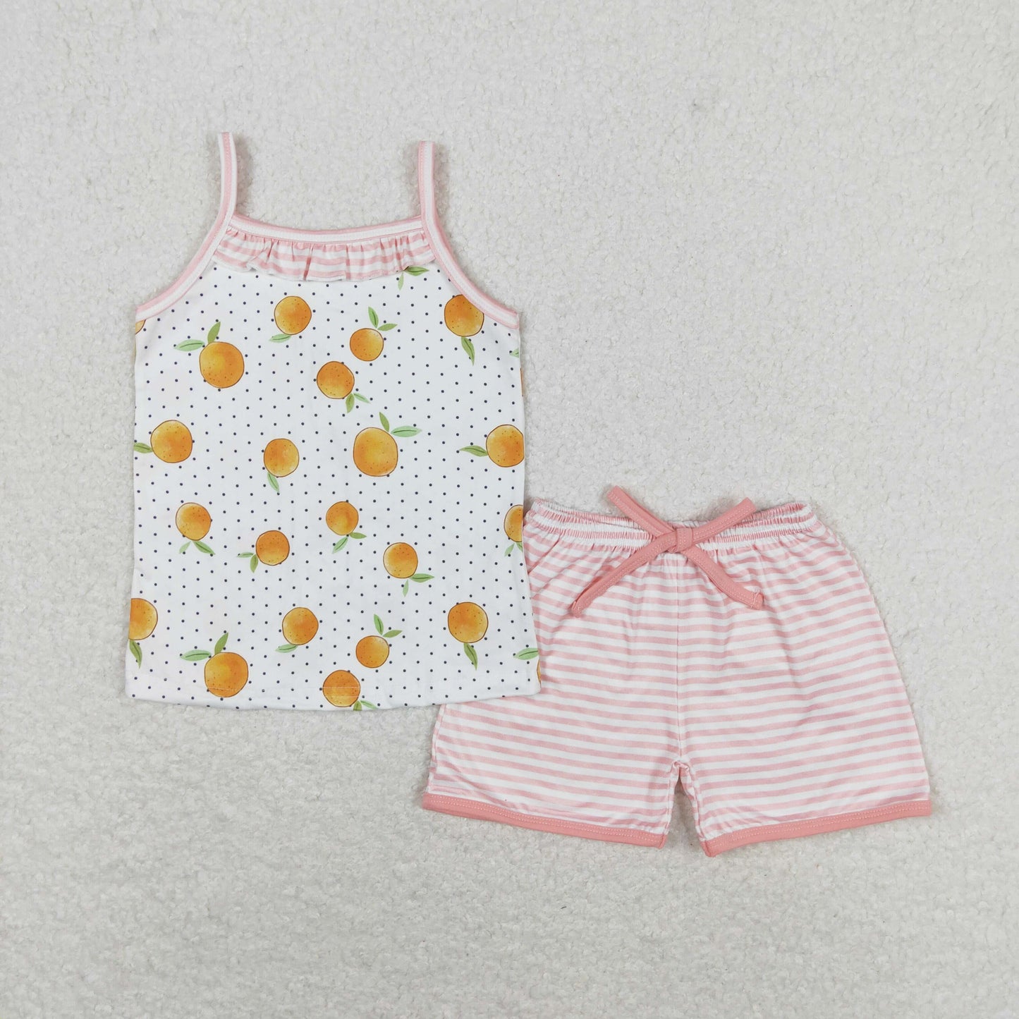 Sibling Baby Girls Straps Floral Top Shorts Summer Clothes Sets