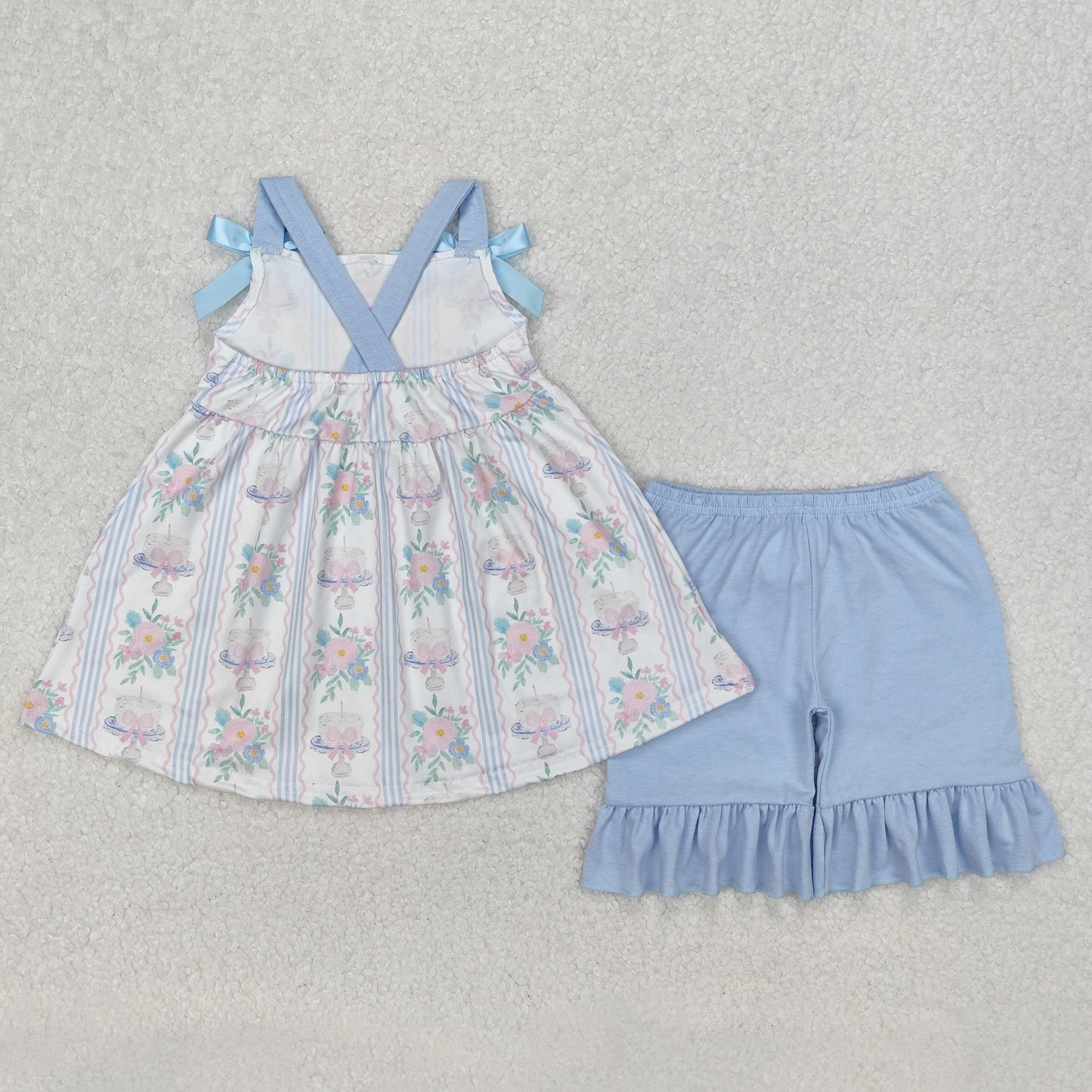 GSSO2087 baby girl clothes bows toddler girl summer outfit