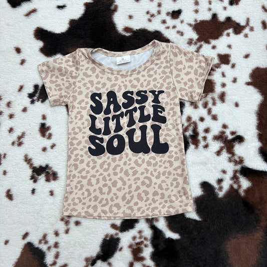 girls t-shirts sassy little soul GT0184