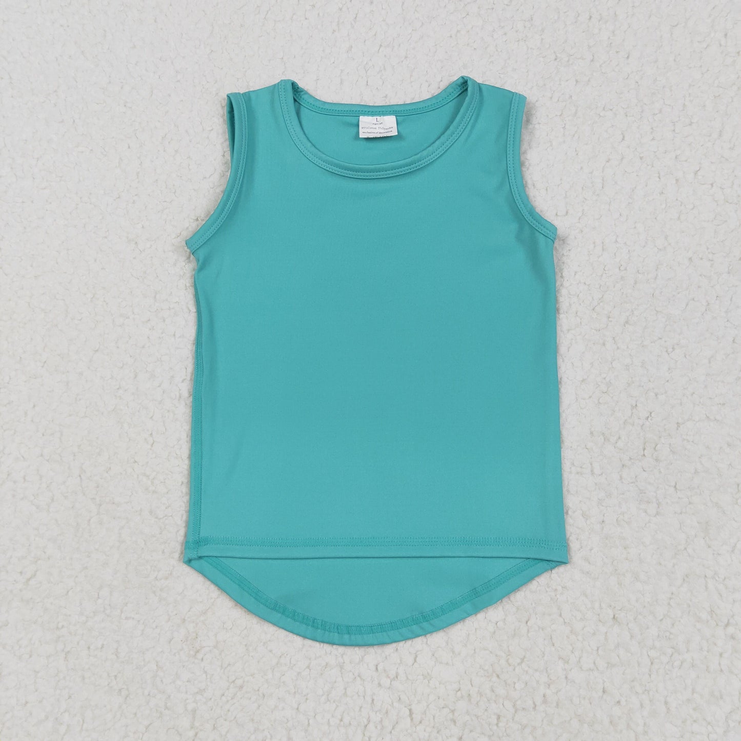 GT1018 Baby Girls Sleeveless Aqua Vests Shirts Top