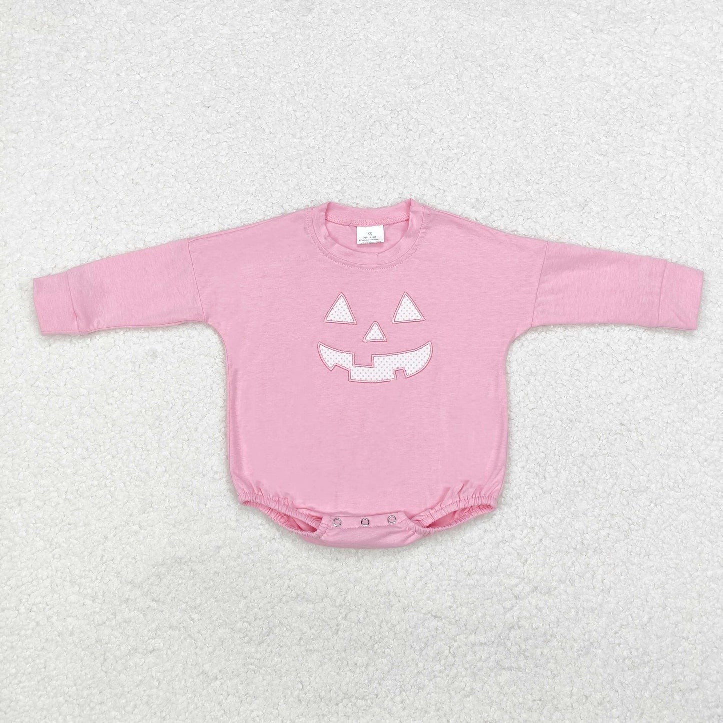 Sibling Baby Boys Girls Embroidery Ghost Pumpkins Halloween Tee Shirts Top Rompers