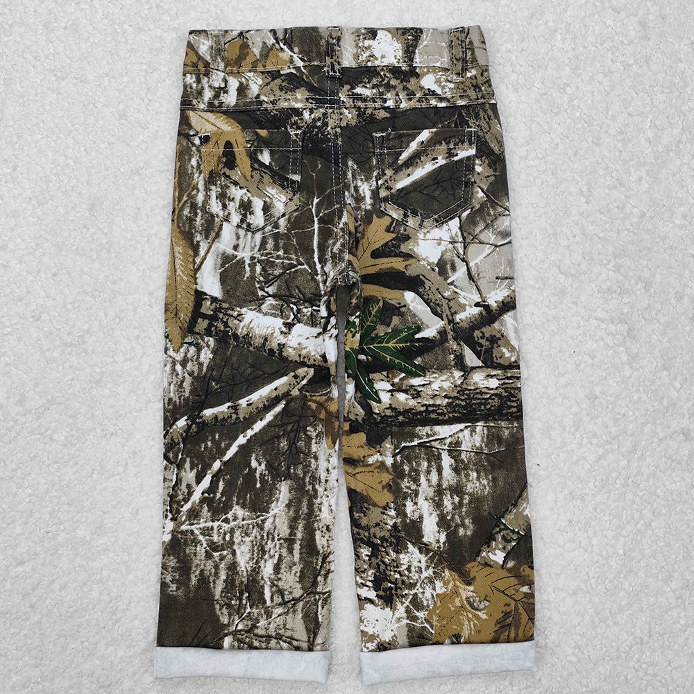 P0410 baby boy clothes boy leaves ripped jeans