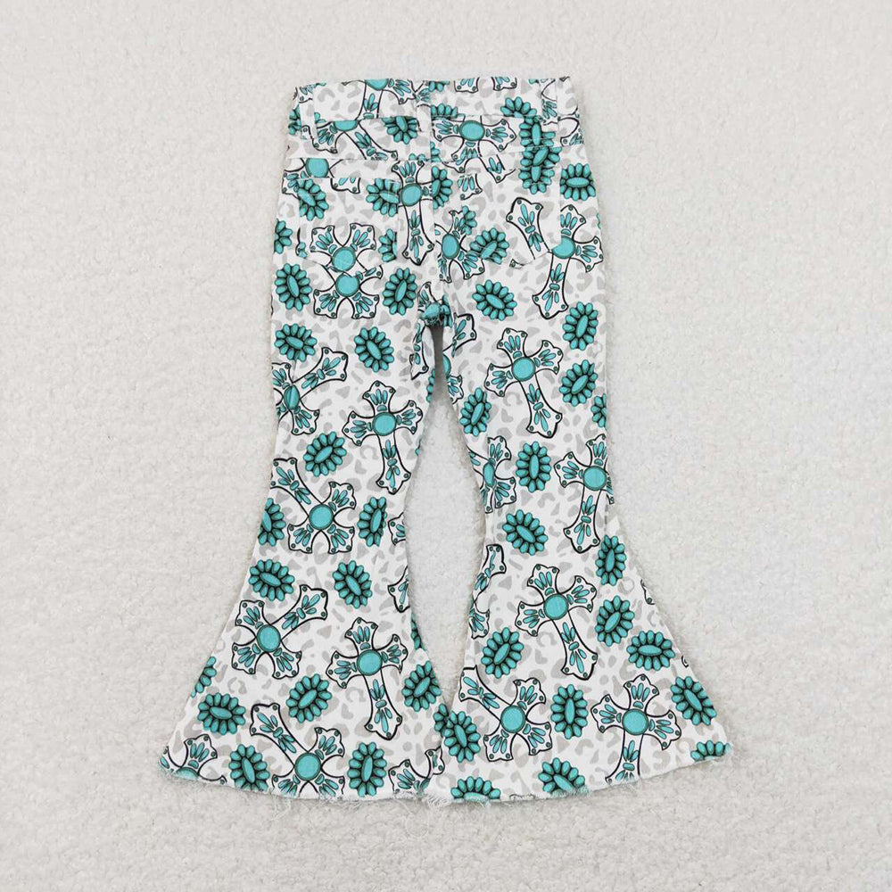 Western Baby girls Bell Bottom Pants Jeans