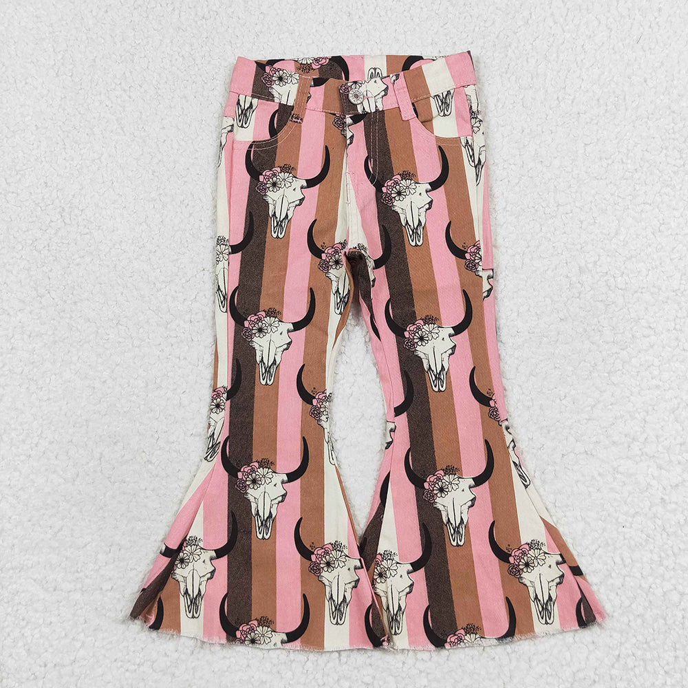 Western Baby girls Bell Bottom Pants Jeans