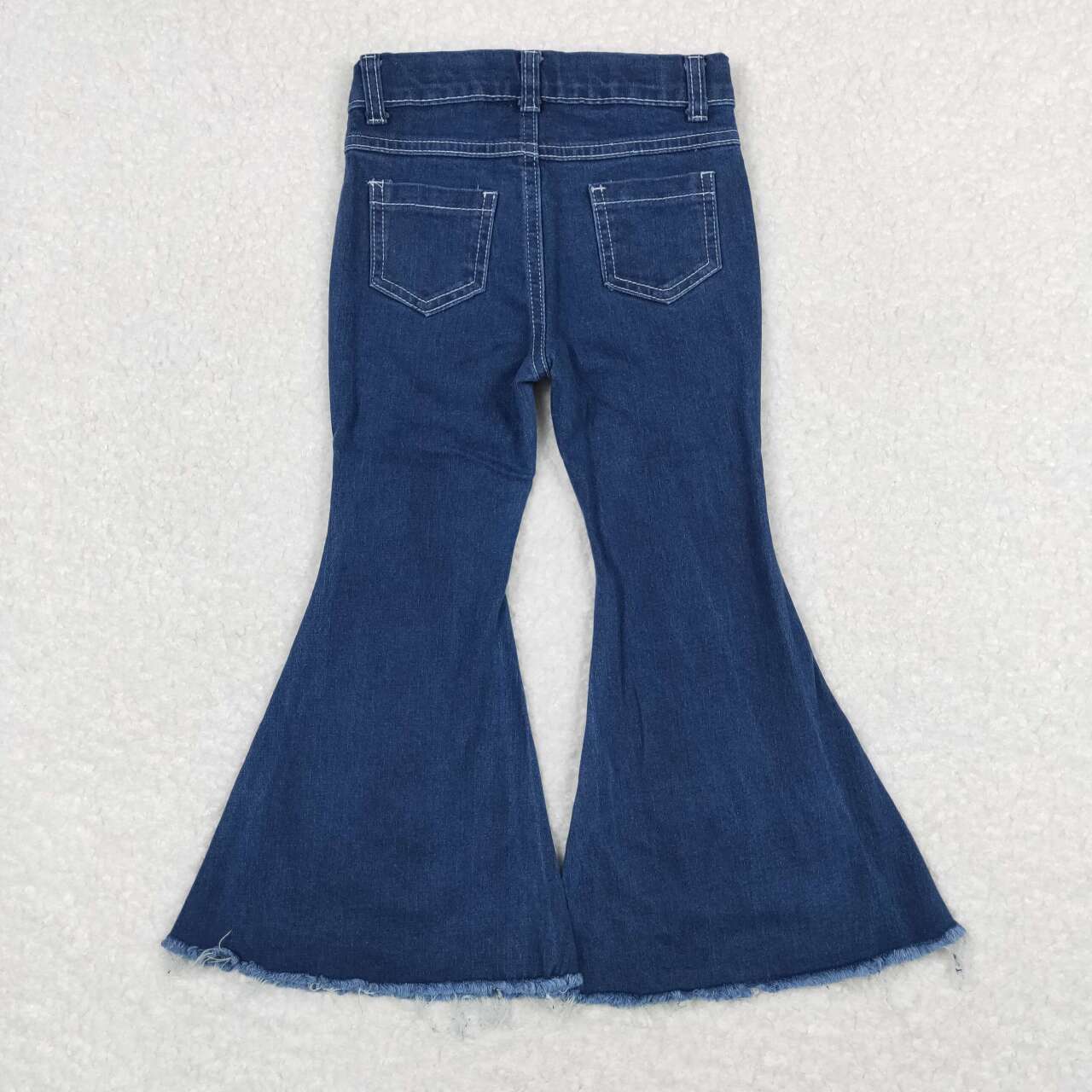 baby girl clothes bleached bell bottom pant jeans
