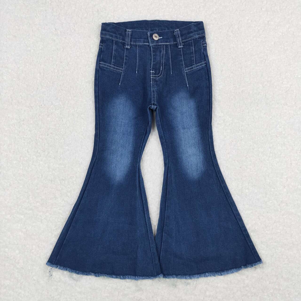 baby girl clothes bleached bell bottom pant jeans