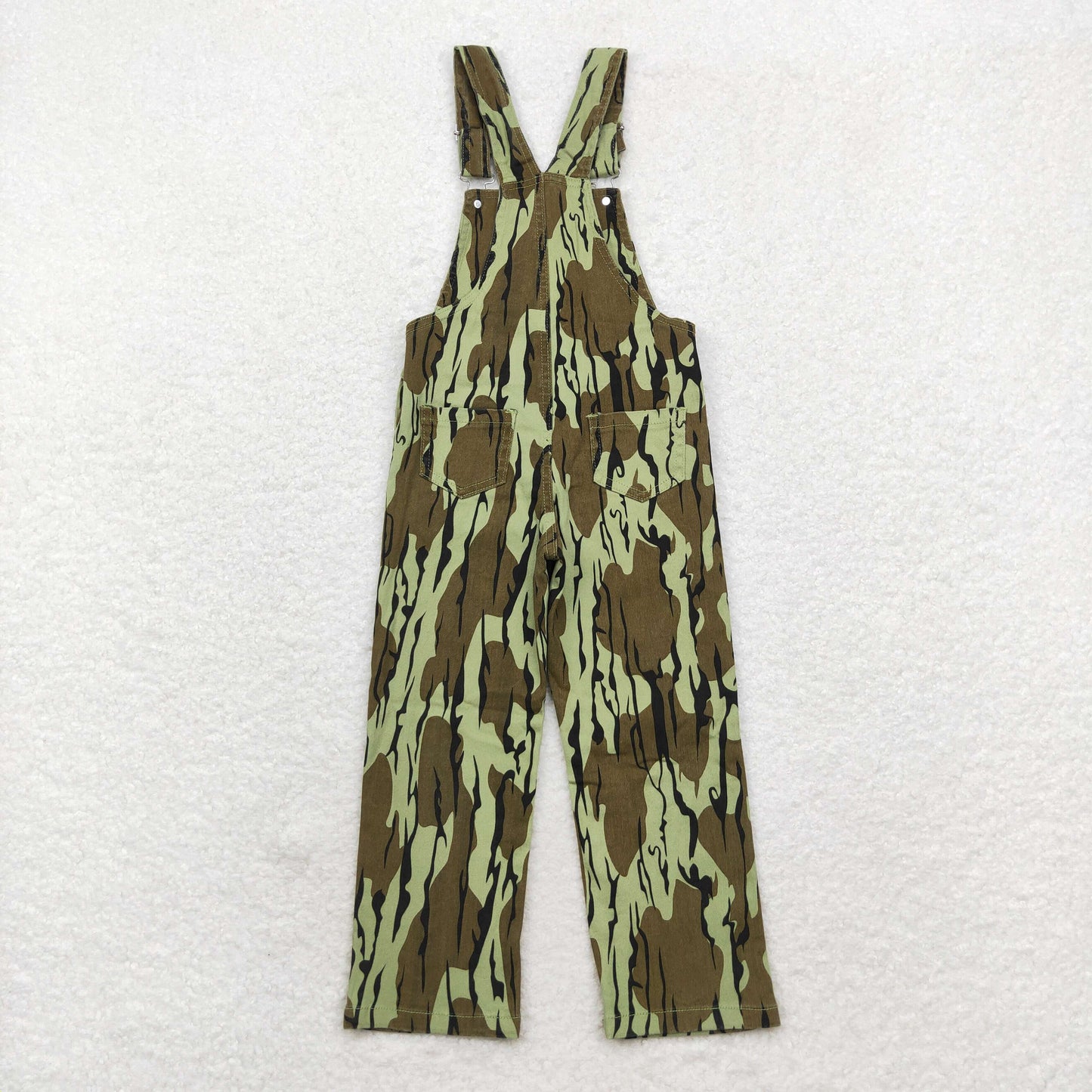 P0534 Baby boys bottomland camouflage denim overall jumpsuits