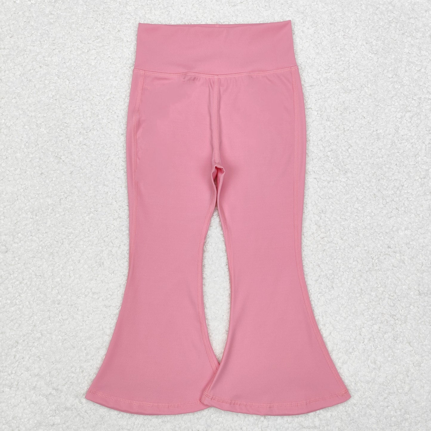 P0573 baby girl clothes pink girl bell bottoms pant girls yoga pant