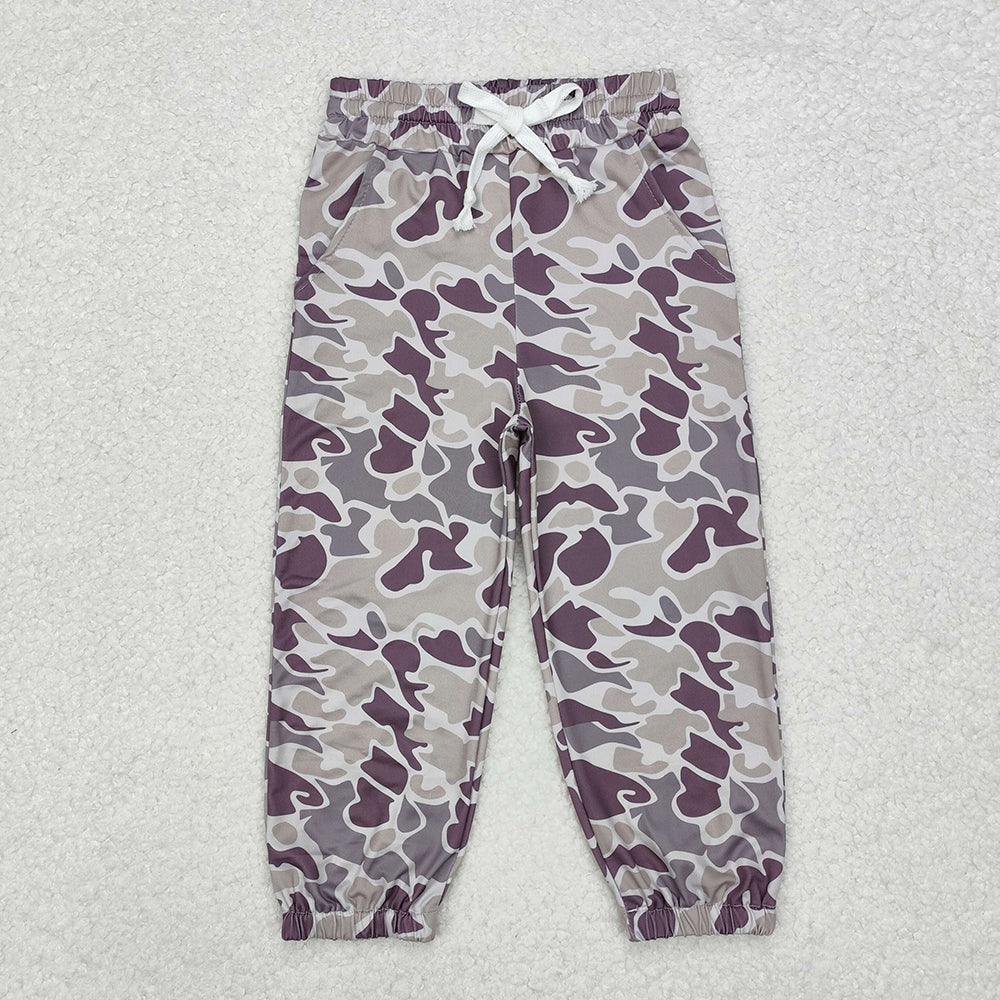 P0652 Baby kids grey camouflage jogger pants