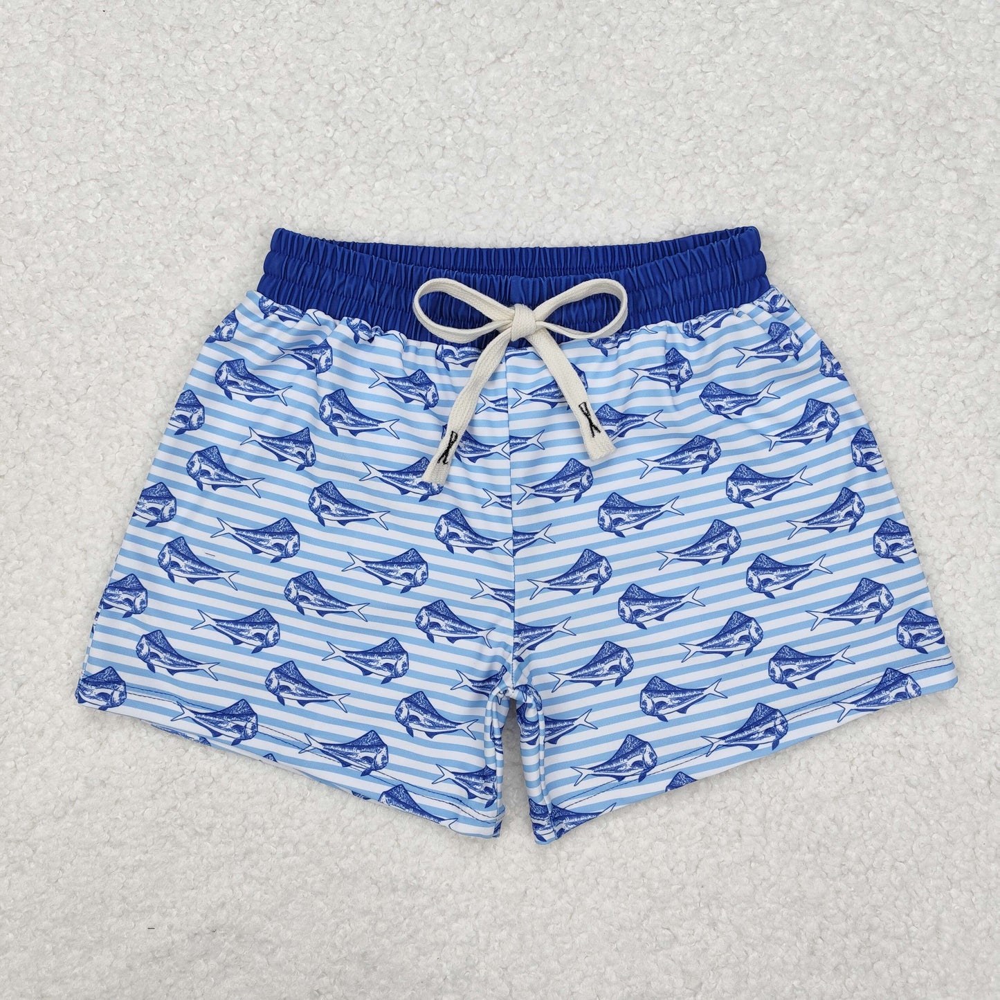 Sibling Baby Boys Summer Crab Fishes Trunks Swimsuits Swimwear