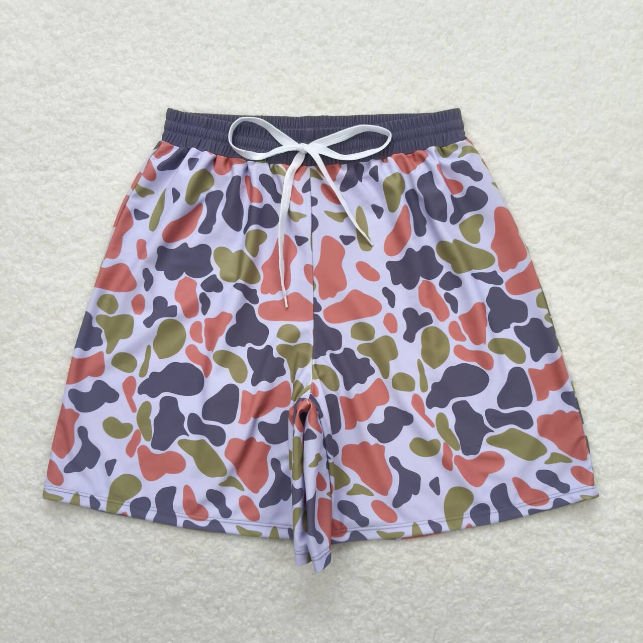 Adult Men grey camouflage Trunks Swimsuits S0402